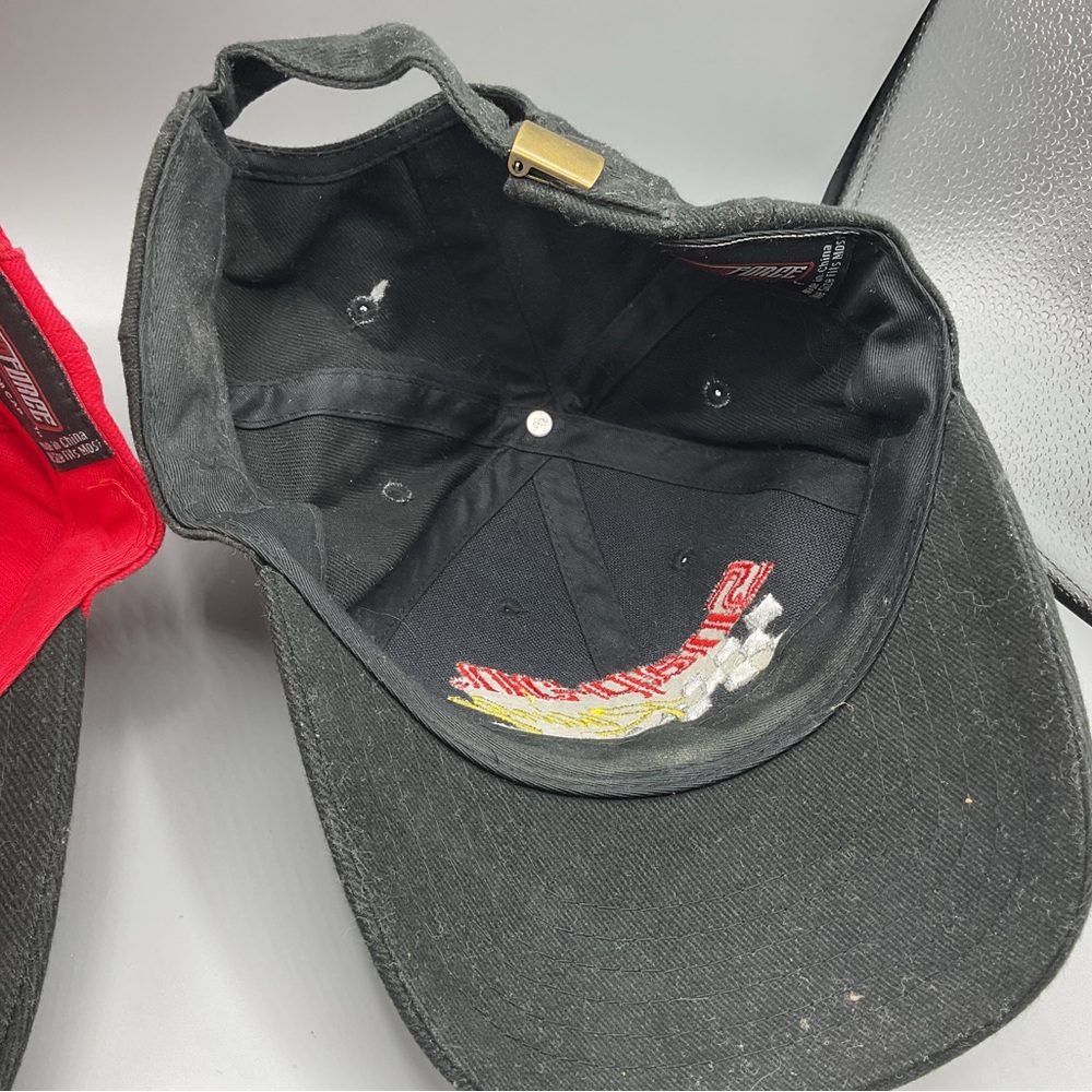 Vintage Snap-On Tools Racing Embroidered Adjustible Hat Cap Lot Of 2 - Picture 6 of 7
